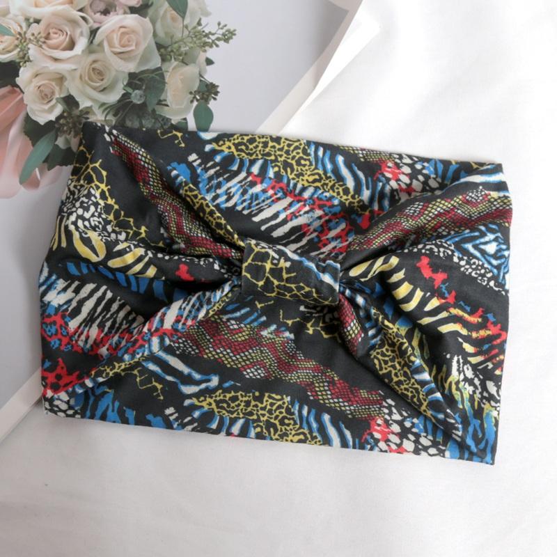 

Женские широкие эластичные резинки для волос для пилатеса, повязка на голову для йоги с леопардовым принтом, тюрбан для бега, езды на велосипеде, макияжа, обруч для волос для макияжа, повязка на голову для макияжа