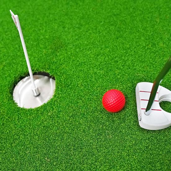 Yousheng Rubber Golf Practice Ball, Double-Layer Putting Swing Training Golf Ball, Professional Golf Ball for Driving Range Indoor Outdoor
