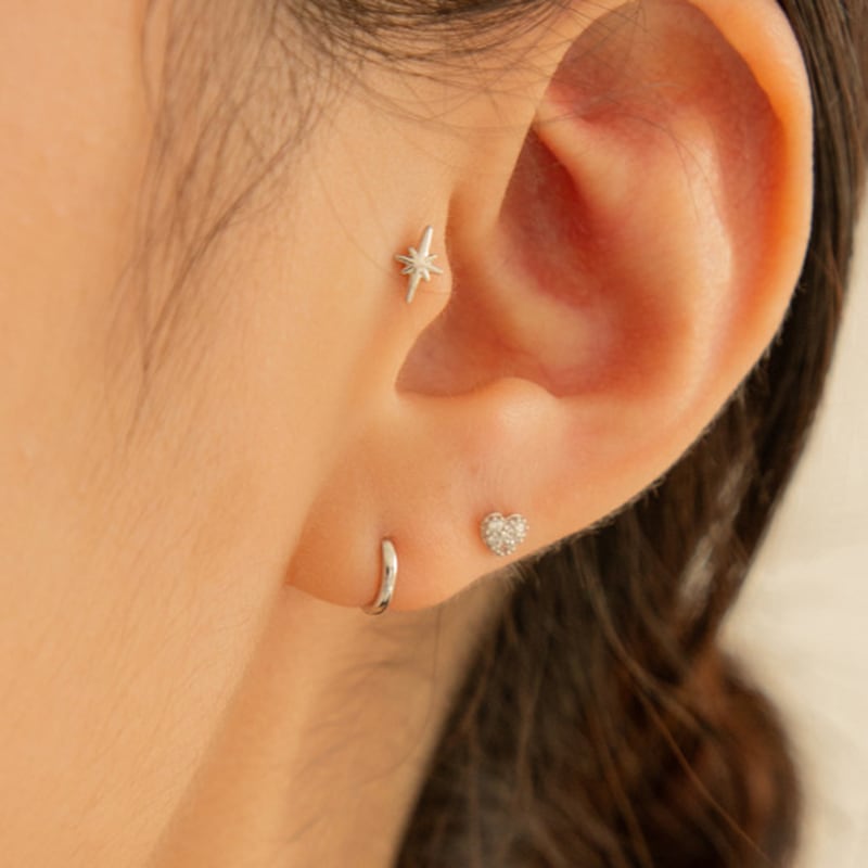 LUNNE 14k Stella Piercing (14k Gold) #LFPI22