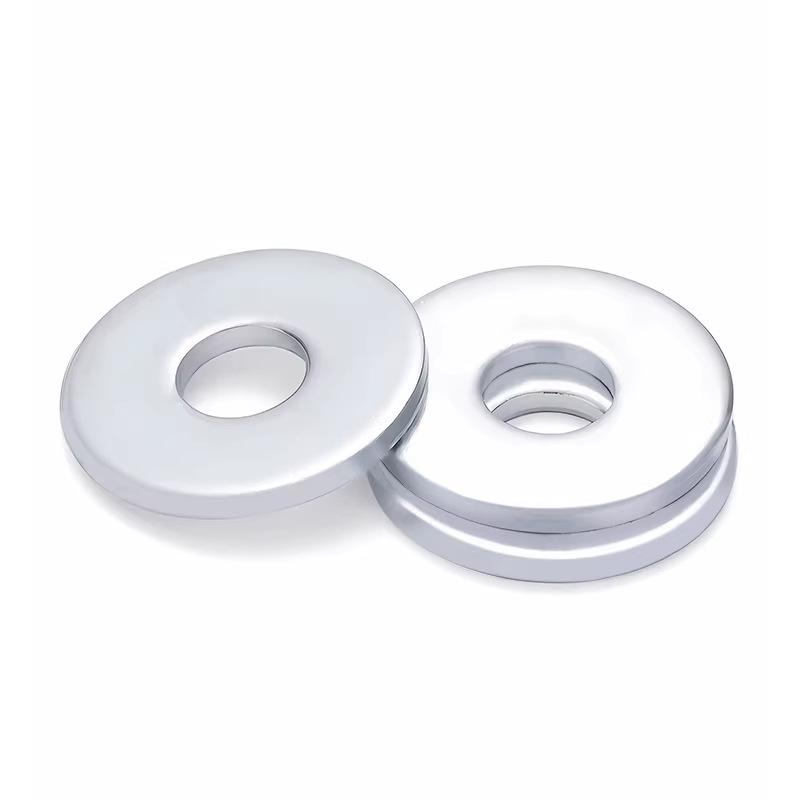 Extra Large Galvanized Metal Flat Washers - Sizes M1.6 to M14