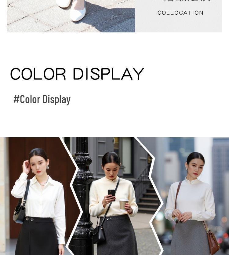 Podzim/Zima 100% Vlna Středně Dlouhá Flanelová Pouzdrová Sukně