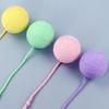 Sisal Balls Cat Squeaky Toy Kitten Balls Toy Cat Interactive Toy Funny Balls Teaser Self-playing Cat Scratcher Toy Balls