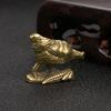 Messing Chinesischer Tierkreis Hahn Tierfigur Kreative Statue Retro Dekoration Statuen