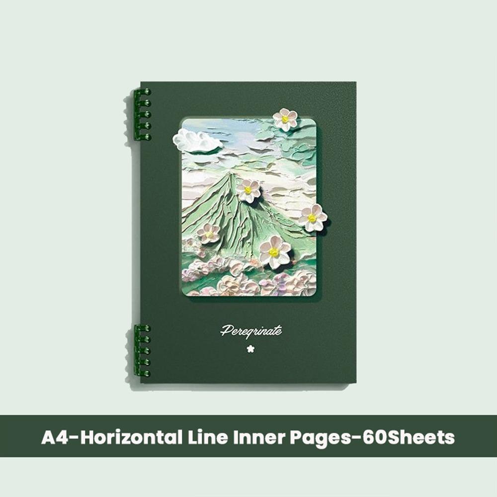 

60Sheets/Book Detachable Notepad Color Diary Book High Quality Hand Account Book Students A4-02