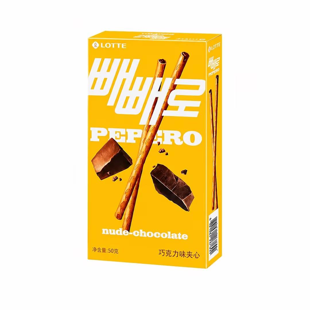 Lotte Pepero Chocolate Filled Biscuit Sticks 45g Chocolate Filled