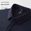 FIRS Men's Long-Sleeve Brushed Jacquard Polo Shirt