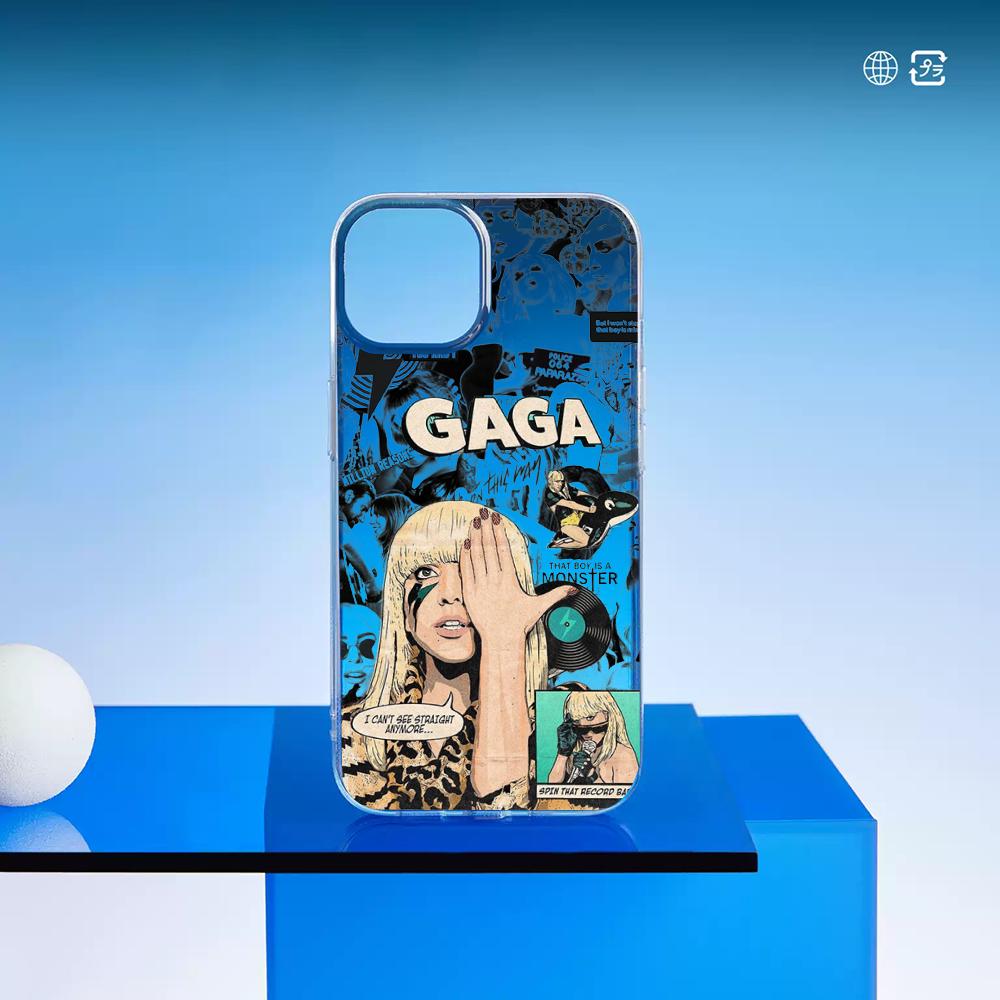 Hot singer Lady gaga mayhem poster Phone Case Laser gradient Transparent Phone Case For iPhone 17 16 15 14 13 12 Pro Max Plus