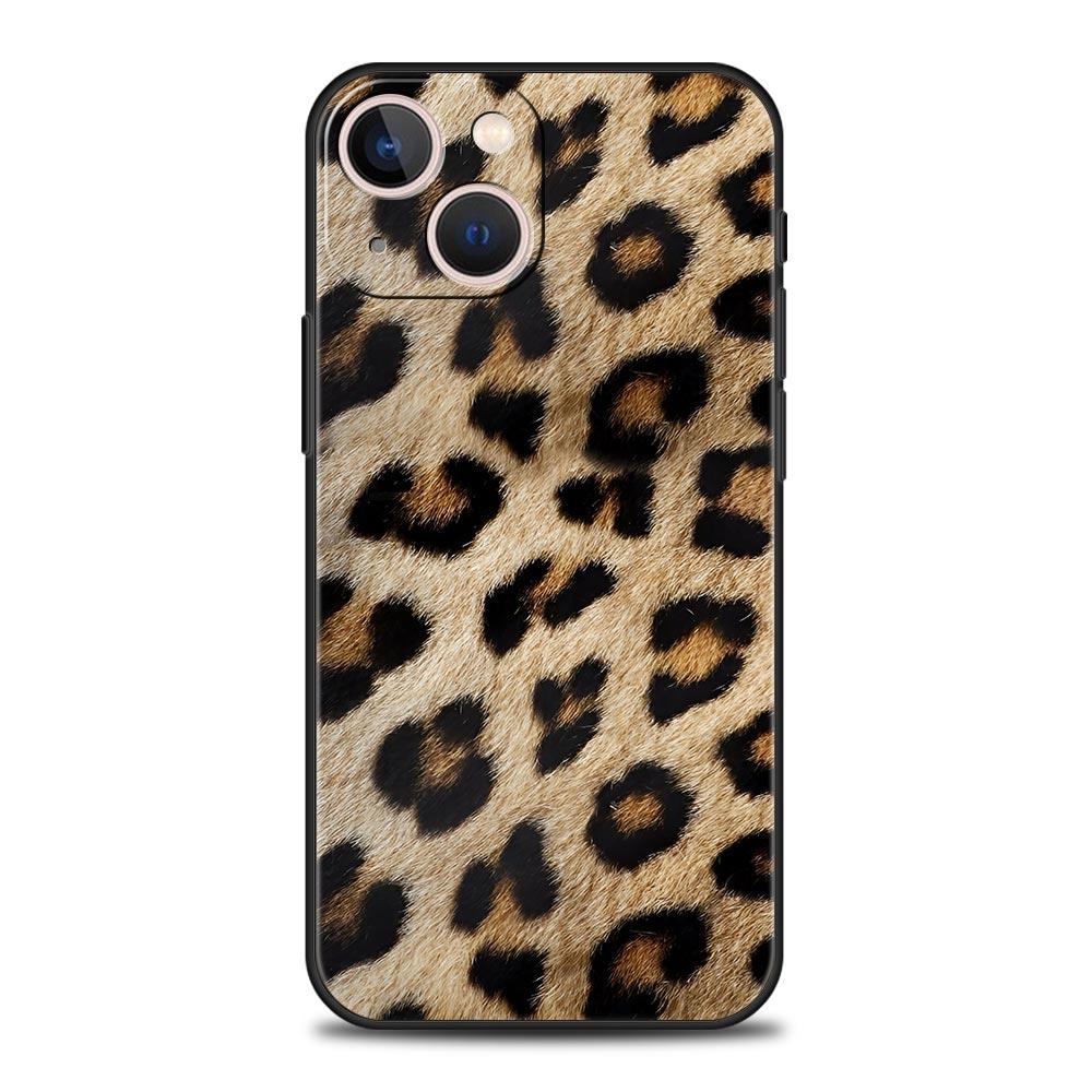 Sexy Trendy Leopard Print Phone Case For iPhone 17 Air 16 Plus 13 15 14 12 11 Pro MAX 7 8 SE Soft TPU Shockproof Cover Funda