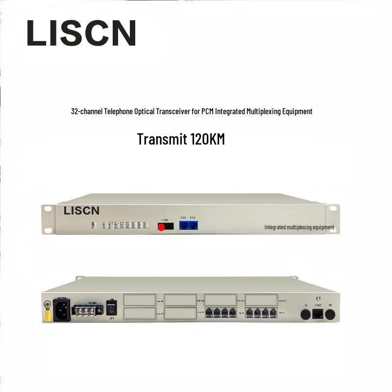 

LISCN 32-Channel PCM Voice Telephone Fiber Optic Transceiver