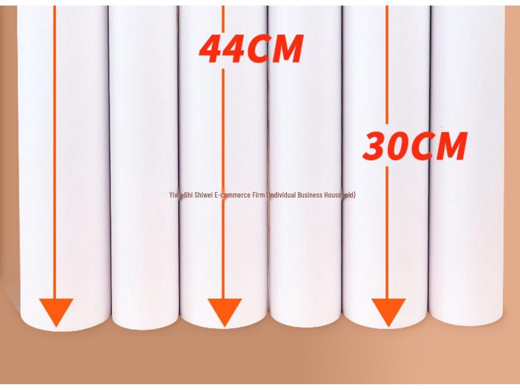 100-Meter Blank Graffiti Scroll: White Canvas for Children and Kindergarten Art
