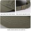 Sun Hat Sweat-absorbing Fine Stitching Soft Solid Color Army Military Cap for Outdoor