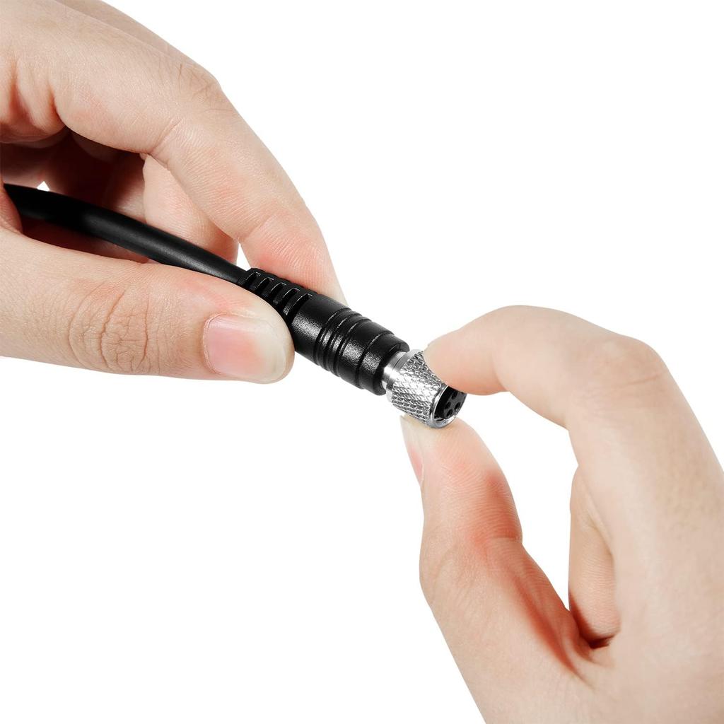 1852068 Durable 7-Pin Transducer Adapter Cable, Replacement Adapter Cable Compatible with Humminbird Fish Finder and Minn Kota Universal Sonar 2