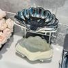 1 Stk. Muschel Seifenschale Seifenkiste Aufbewahrungsregal Toilette Lochfrei Entwässerung Seifenkiste Badezimmerzubehör Toilette Schmuckaufbewahrungsregal