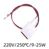 Thermostatic PTC Heating Element 220V 12V 5V 50-270℃ Heating Accessory for Hair Dryer Curler Poultry Raising Equipment