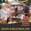 Portable Rib Rack Folding Steak Rack Easy to Use Turkey Roasting Rack  BBQ