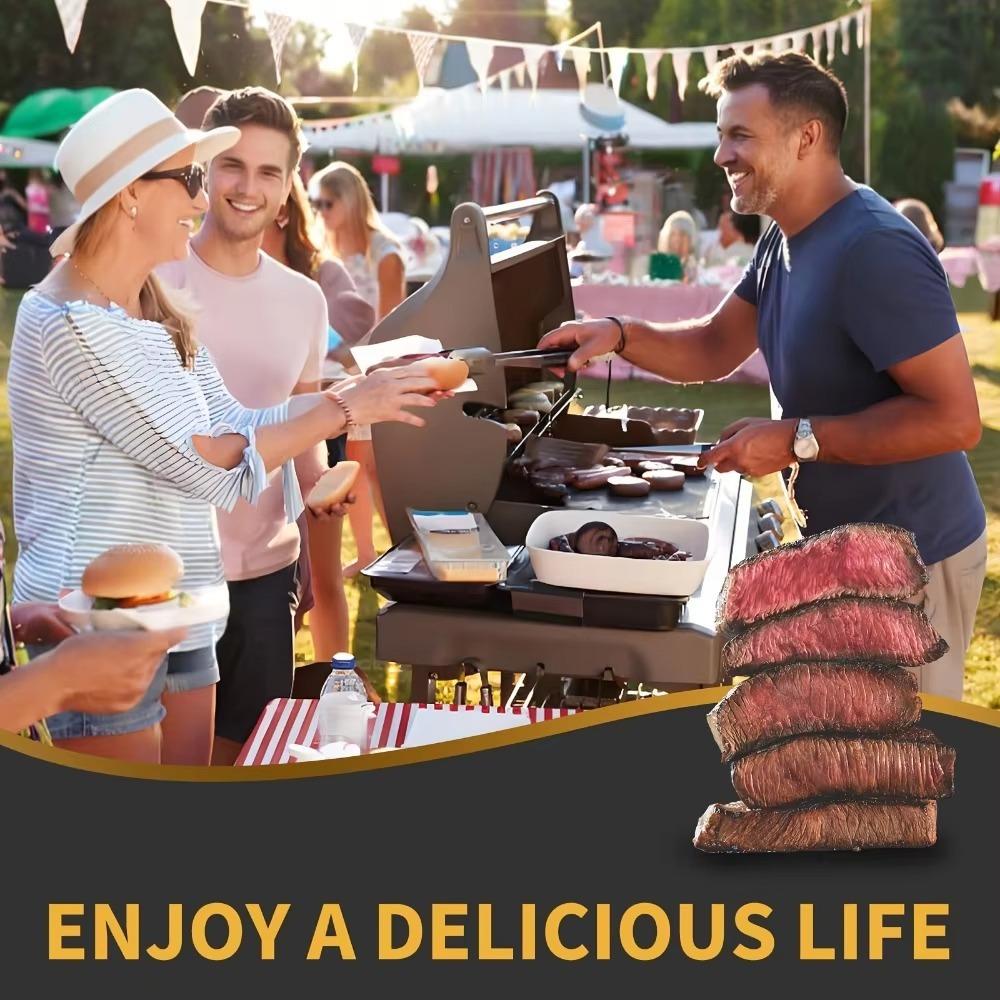 Portable Rib Rack Folding Steak Rack Easy to Use Turkey Roasting Rack BBQ