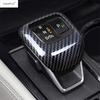 Accessories For Nissan Rogue X-Trail T33 / Pathfinder    2024 2025 2026 Carbon Fiber Gear Shift Knob Head Cover Trim
