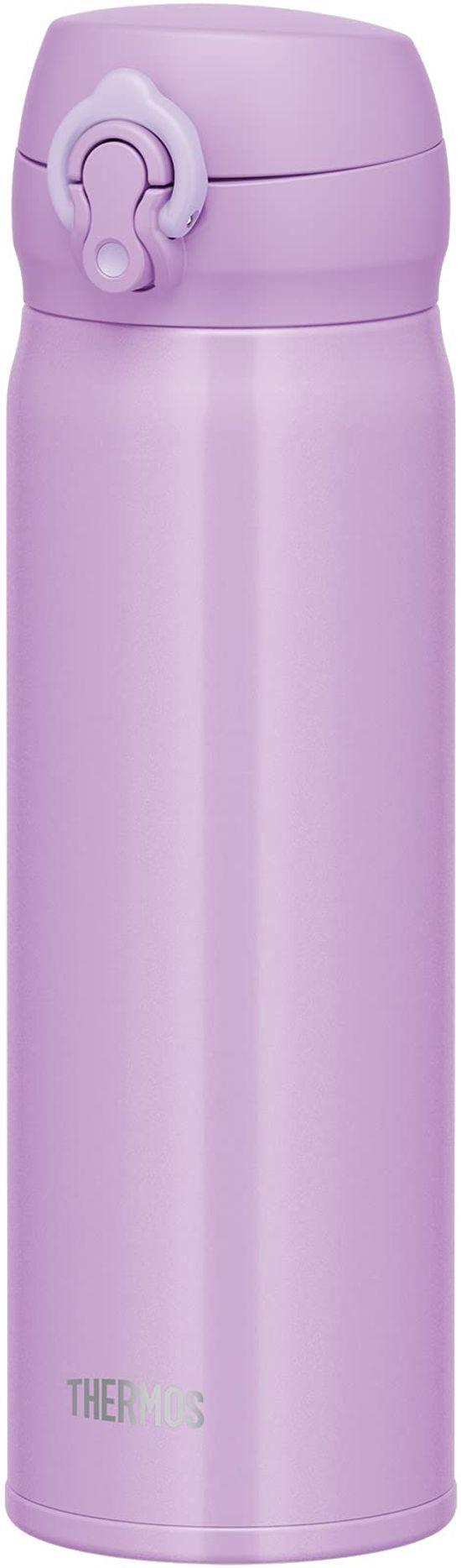 

Thermos Water Bottle Vacuum Insulated Mobile Mug 500ml Lavender LV JNL-505