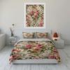 Elegant Floral Three-Piece Set For Decor Exquisite Three-Piece Bedding Set Gift For Kids And Adults