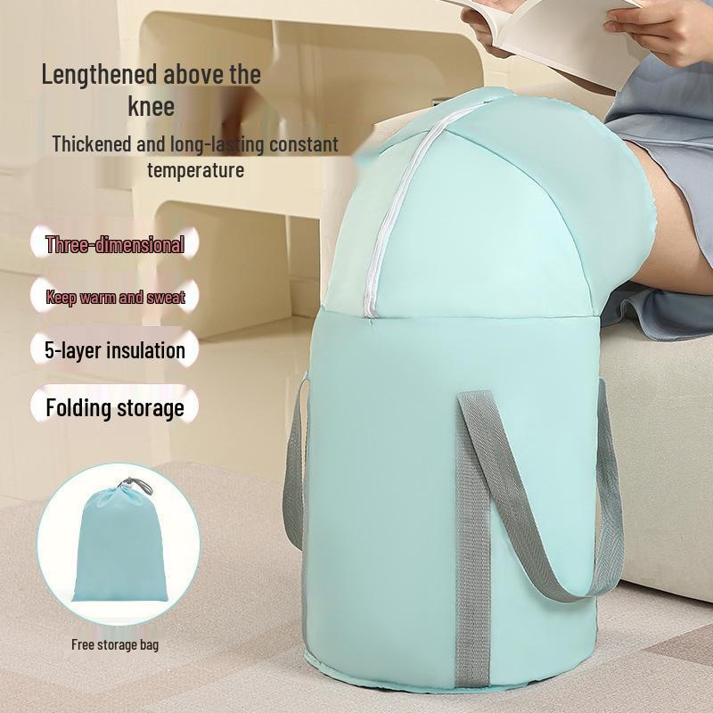 JINGRX Foldable Insulated Deep Foot Bath Tub