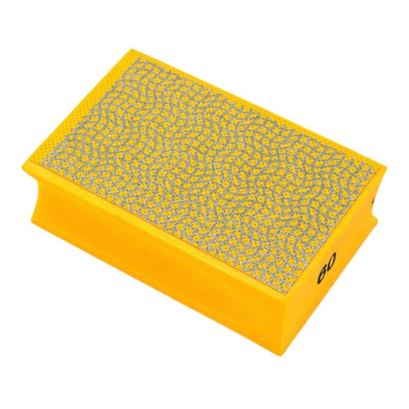 Stable Adamantite Coated Handheld Grinding Block Ergonomic Grip For Precise Trimming On Various Materials Workshop