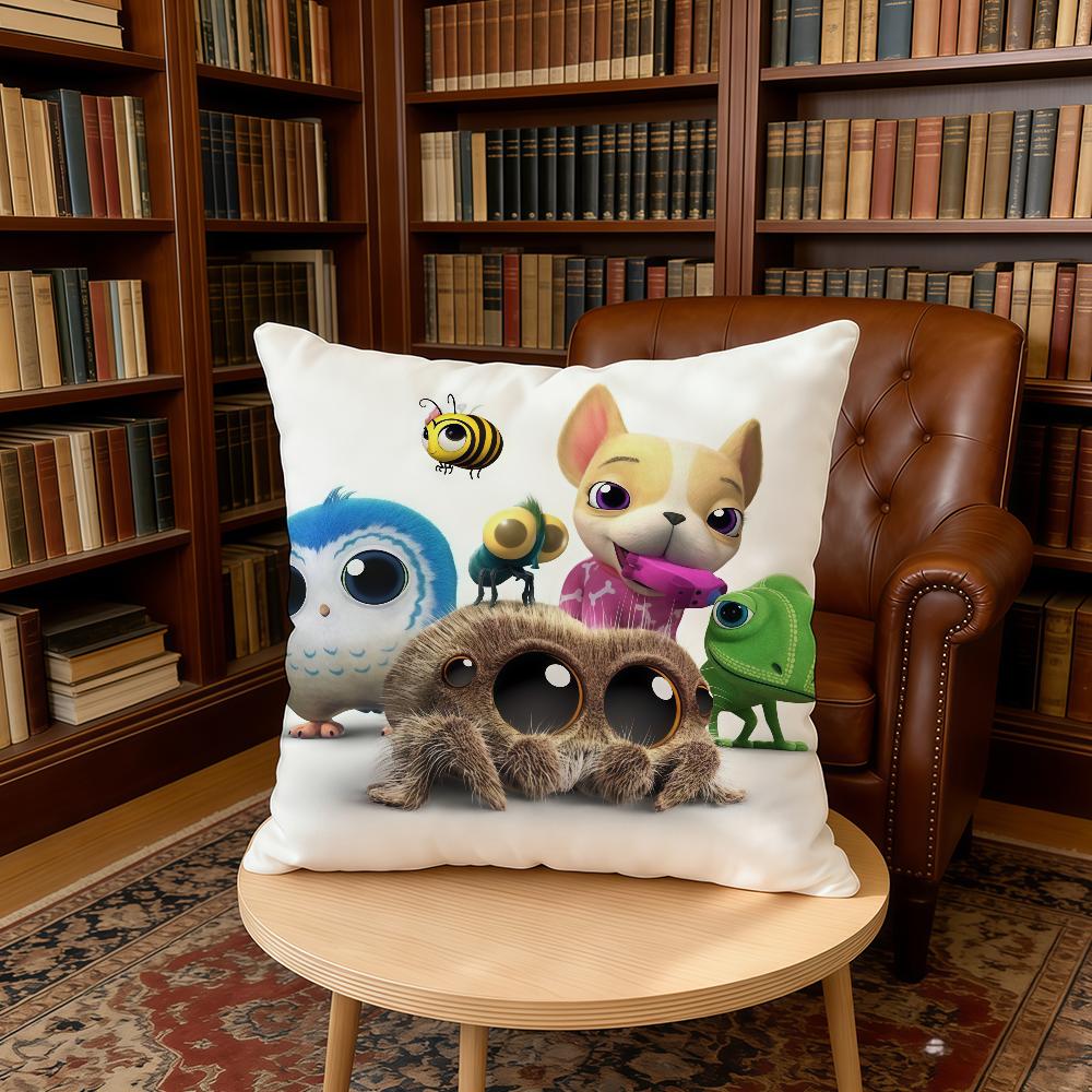 Cartoon Niedliche Lucas die Spinne Kissenbezug Zuhause Büro Geburtstag Jahrestag Geschenke Weicher Hautfreundlicher Kissenbezug