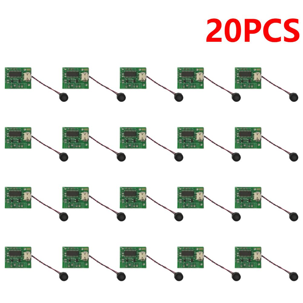 5-20 Stück DC 3,7V-5V KI Offline-Sprachschalter Steuerplatine Schallsteuerungsschaltkreis Treiberplatine Werkzeuge für einfarbiges Nachtlicht