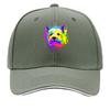 Colorful Dog Pet Pop - Art Style Sandwich Baseball Cap