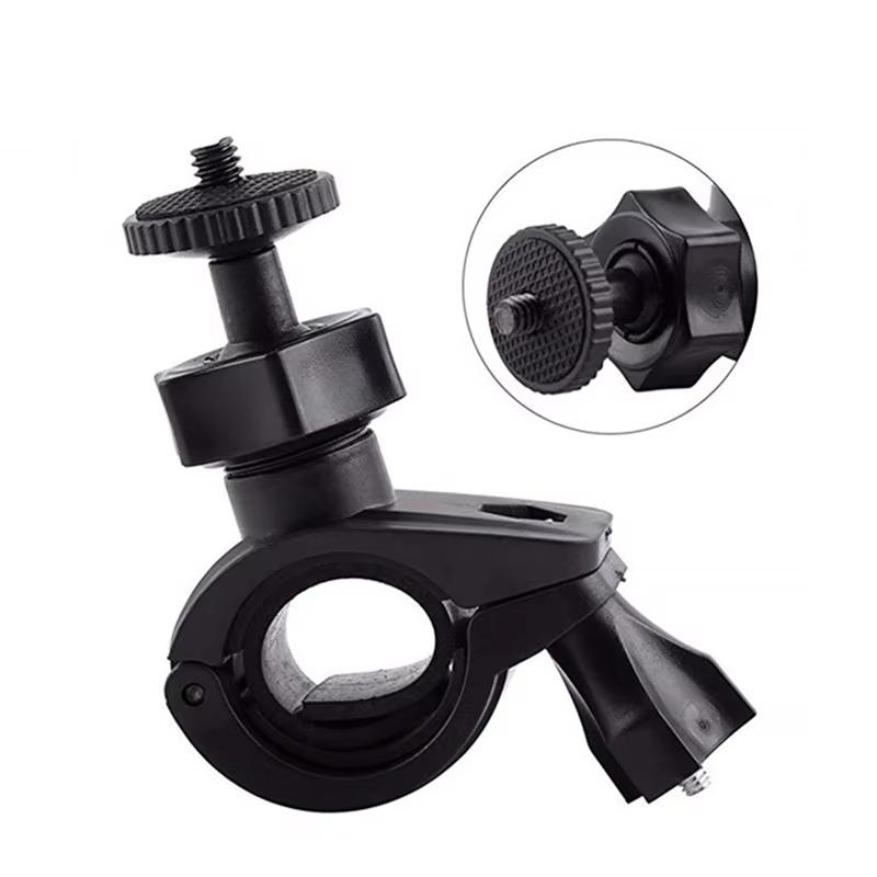 Abrazadera de Montaje Universal para Manillar de Bicicleta para Gopro Hero 11 11 11 DJI Osmo Action 1 1 Insta161 X1 X1 Cámara Soporte para Motocicleta