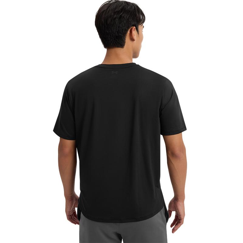 Under Armour Beweging Huidvriendelijk Training Lichtgewicht Korte Mouw T-shirt Heren Tops Zwart 1387389-001