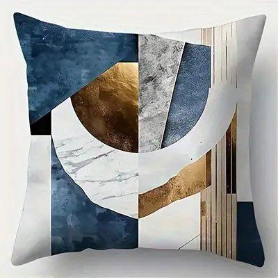 Home Decor Modern Geometric Abstract Pattern Pillow Covers Pattern Cushion Cover Suitable for Sofa Bedroom Car Pillow Cover