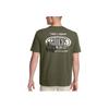 Under Armour X Grounds Collaboration Round Neck Training Short Sleeve T-Shirt Men T-Shirts Dark-Green 1387718-390