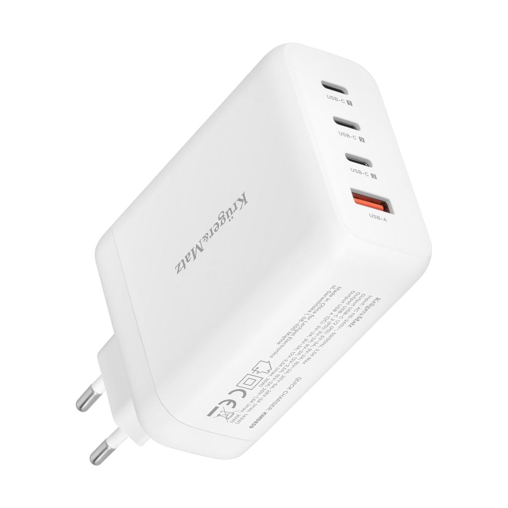 Kruger&Matz 140W GaN wall charger with Quick Charge and Power Delivery