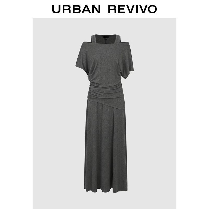 

UR 2026 Summer Pleated Two-Piece Dress L