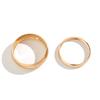 2Pcs/Set Punk Classic Gold Color Wide Bangles for Women Exaggerated Heavy Metal Big Bracelet Luxury Wedding Jewelry Accessories