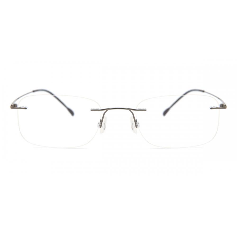 

Rimless Rectangle Grey Smartbuy Collection Bethanana Ttgv01 008 Fashion Unisex Eyeglasses Grey/52-19-140