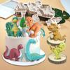 Easy Cake Non-stick Mold Demould Silicone Cartoon Dinosaur DIY Fondant Chocolate Mould for Baking