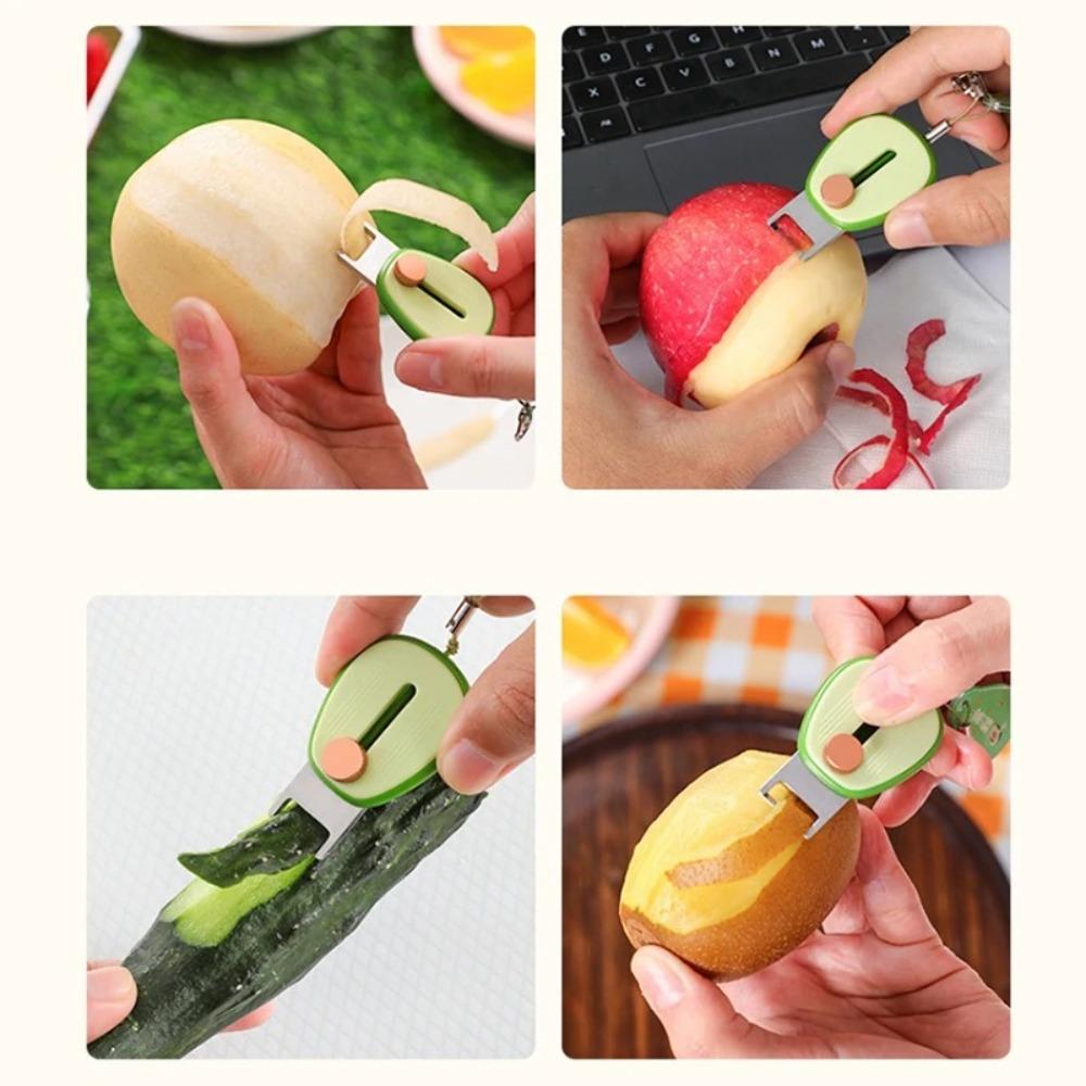 Multifunctional Retractable Mini Peeler Peeling Tool Manual Peeler for Household Kitchen Tool