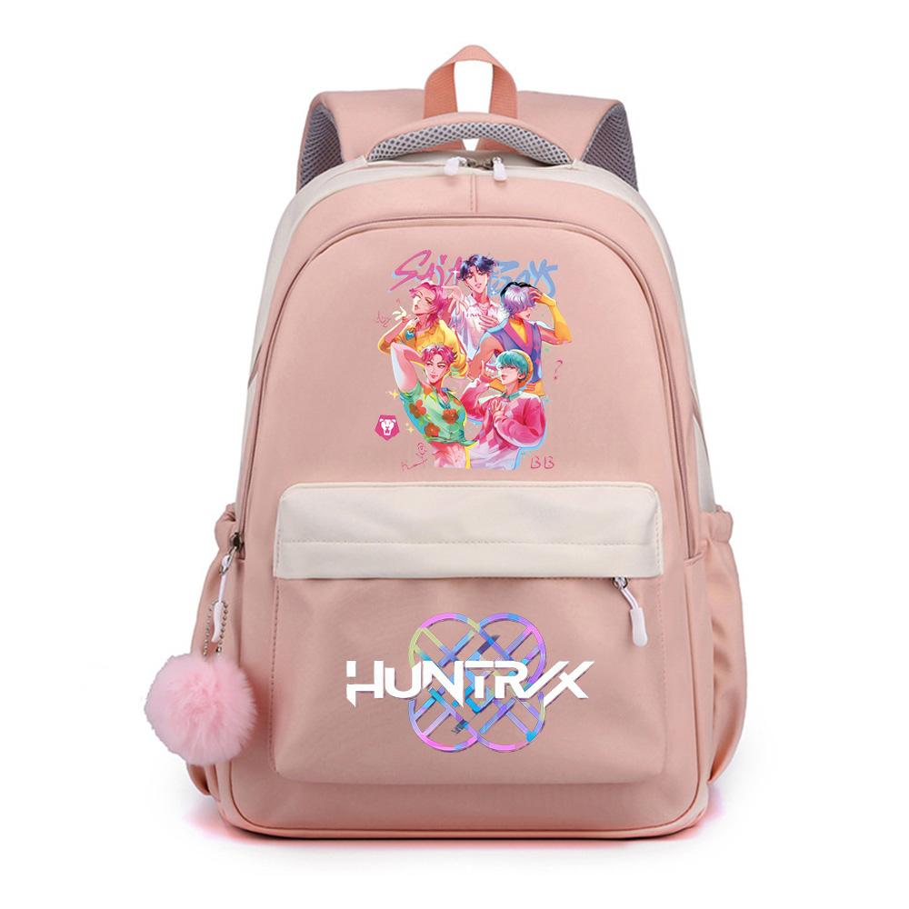Niedlicher Anime K-Pop bedruckter Rucksack mit großer Kapazität für Teenager, Studentin, Student, Schulranzen, Büchertasche, Kindergeschenk, Damen, wasserdichte Reisetasche, Mochila
