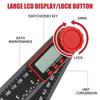 111/111mm Digital Angle Finder Ruler Protractor Inclinometer Electron Goniometer Angle Measuring Tool