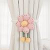 Cross-border Yarn Curtain Tiebacks, Decorative Buckle, No-Punch Gather, Flower Design