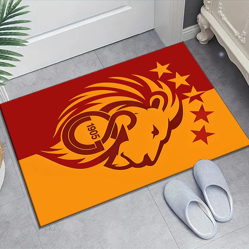1pc Football Team Design Area Rug - Non-Slip, Soft & Cozy Floor Mat for Living Room, Bedroom, Office - Indoor/Outdoor Decorative Carpet