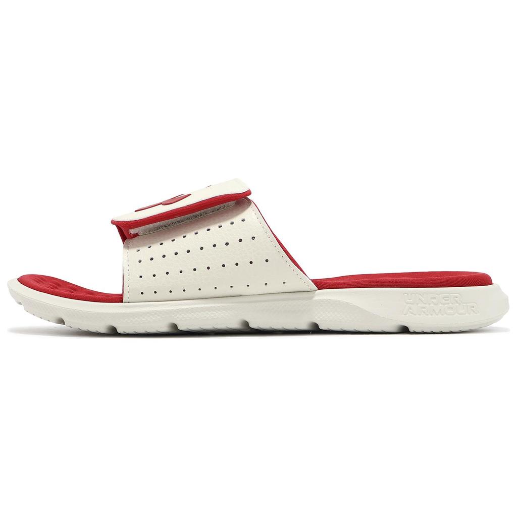 Under Armour Ignite Pro Slide Summit White Inferno Red Men Sneakers 3026023-106