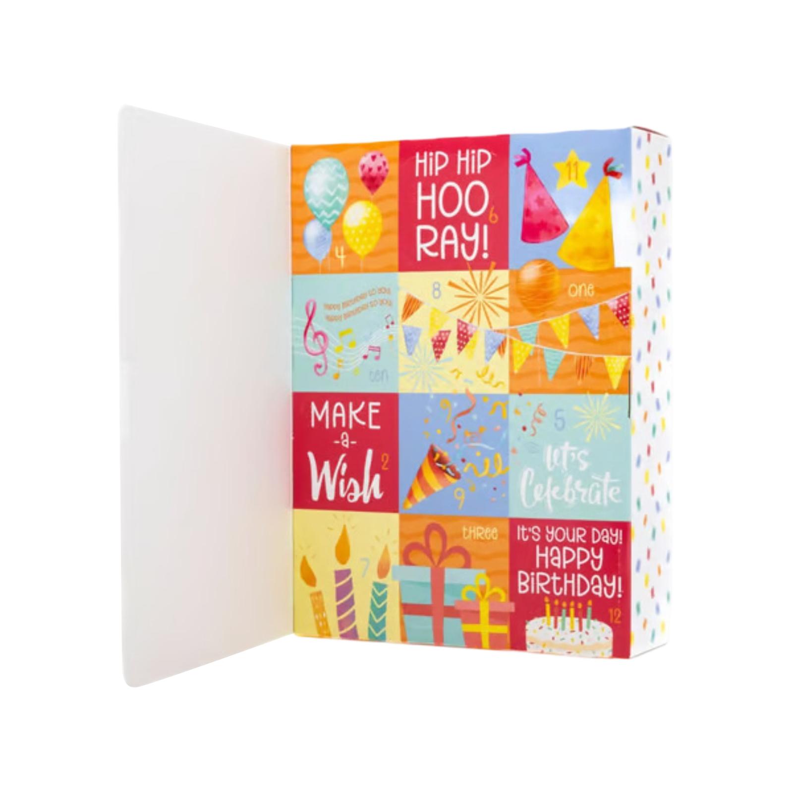 

Large Birthday Greeting Card with Festive Design Blank Inside for Personal Messages Durable Material Ideal for All Ages