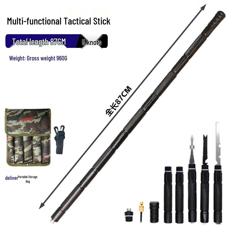 Ruifulaik G09 Multi-functional Folding Hiking & Tactical Pole