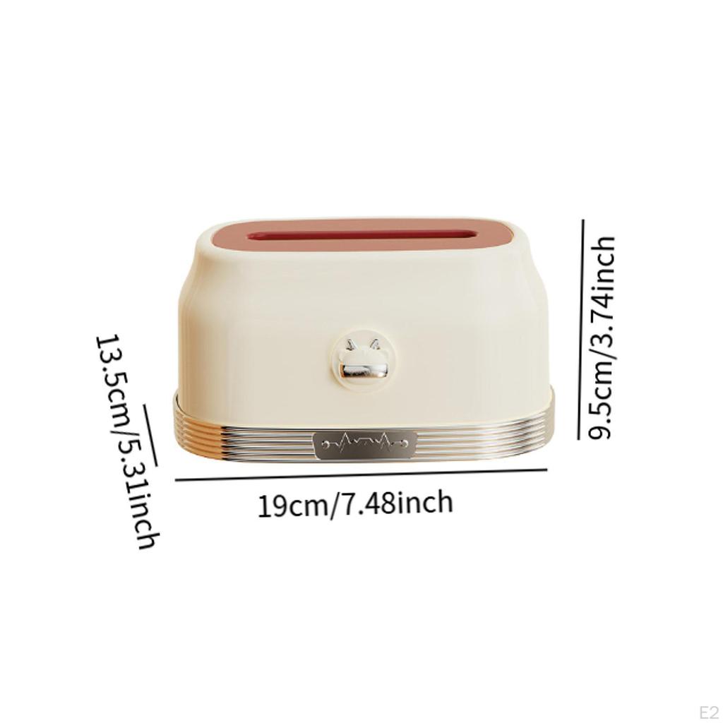 Gesichtstuchboxabdeckung Serviettenpapierhalter Etui Interne Feder Spender für einfachen Zugriff für