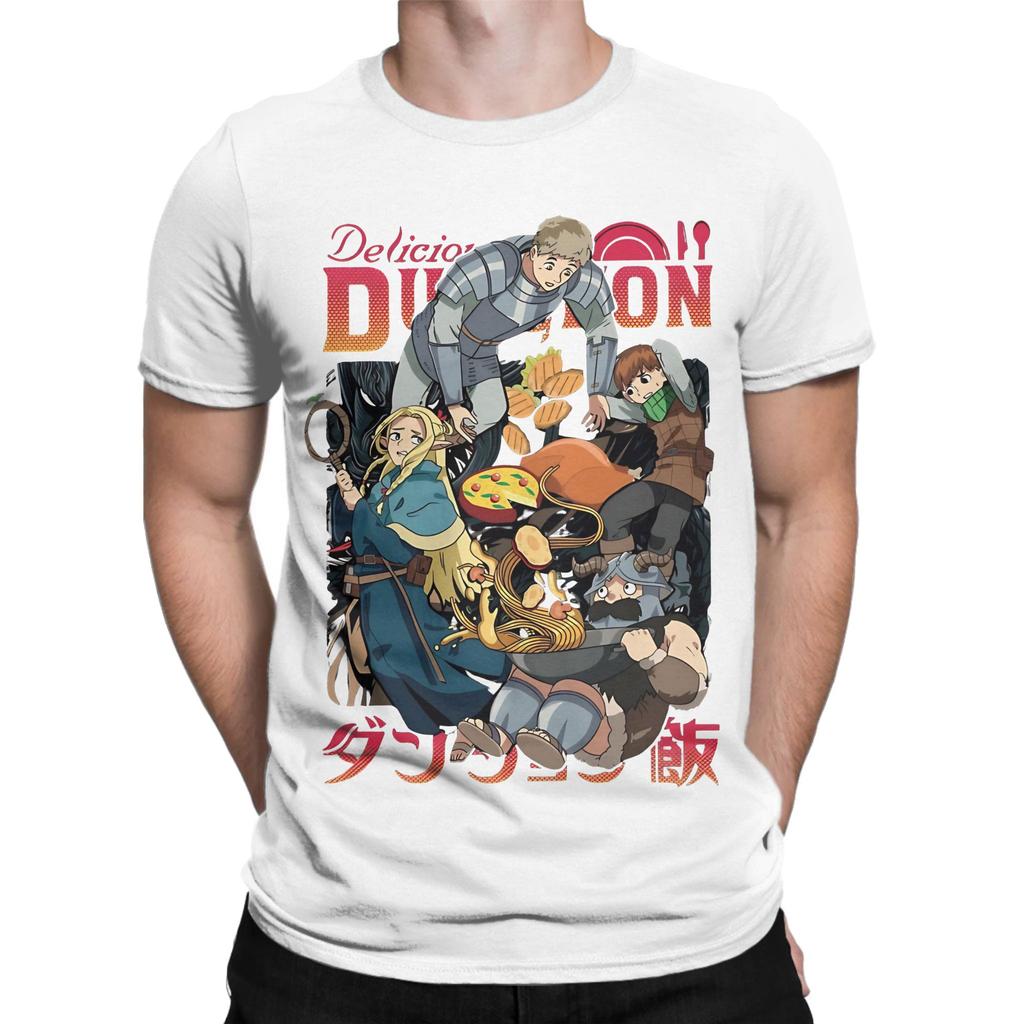 Delicious In Dungeon Funny Graphic 100 Cotton Tshirt The Dragon Prince Tees Tops For Unisex