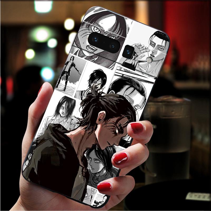 

Eren Yeager attack on titan Carcasa Funda Phone Case For Google Pixel 10 9 Pro XL 9A 8 7 6 Pro Pixel 8A 7A 6A Pixel 8 7 6 5 Google Pixel 7