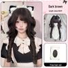 Ziqi Wig Women's Japanese Lolita Jellyfish Curls Double Ponytails Full Head Wig In Raw Chocolate Mousse.
