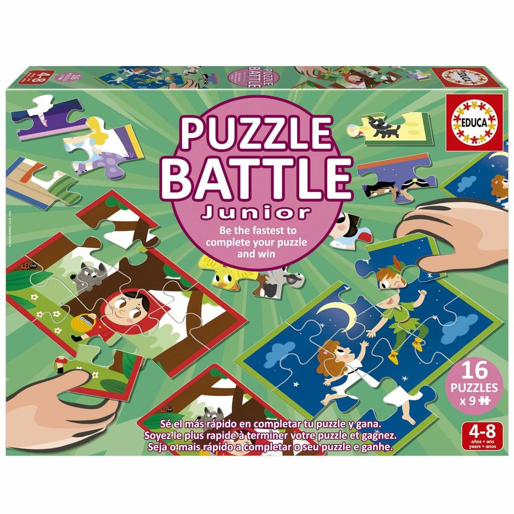 Puzzle Educa Battle Jr Contes 16 Pieces